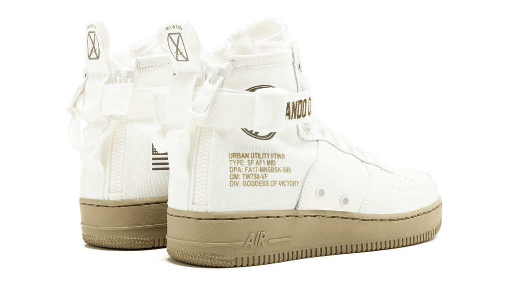 Nike SF AF1 MID "Ivory Olive" 917753 101