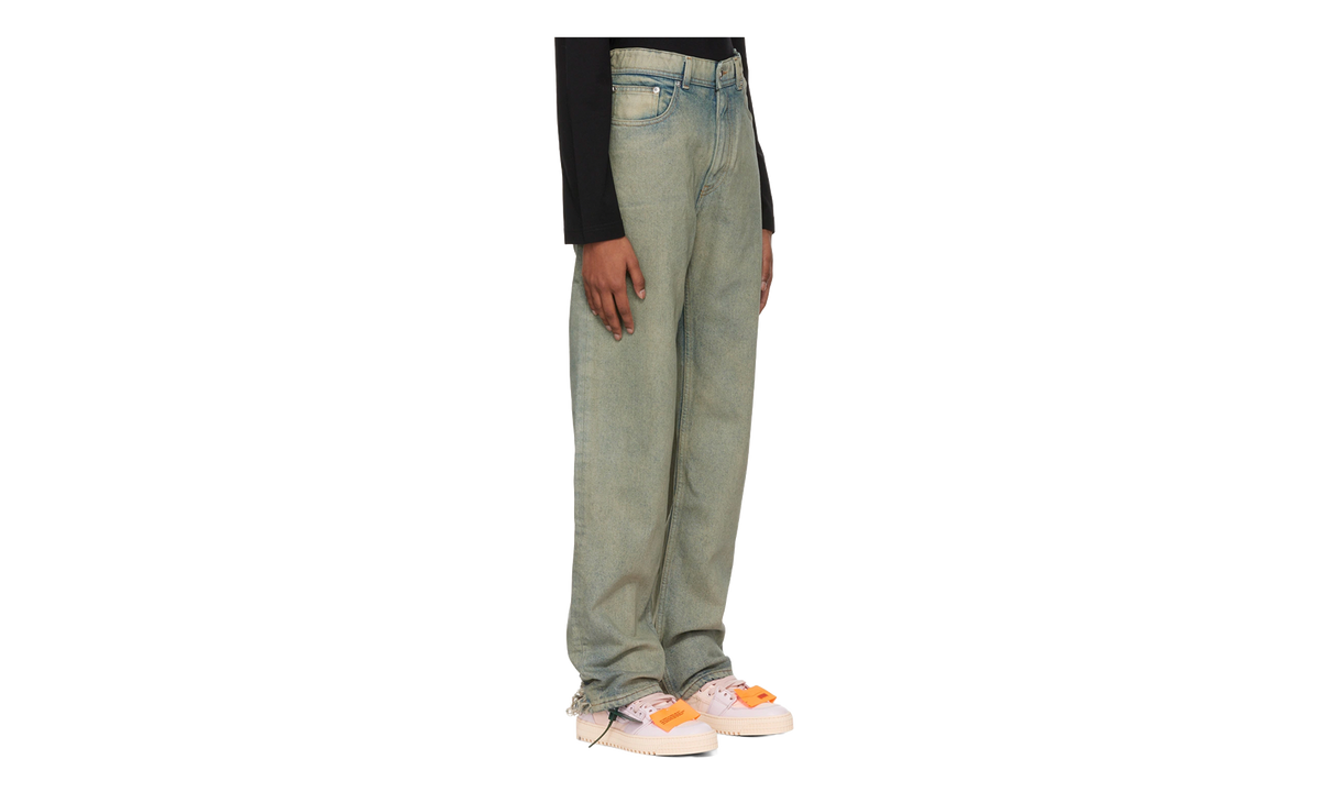 Off-White Baby Baggy Jeans WMNS "Forest Green" OWYA046AF22DEN002570026