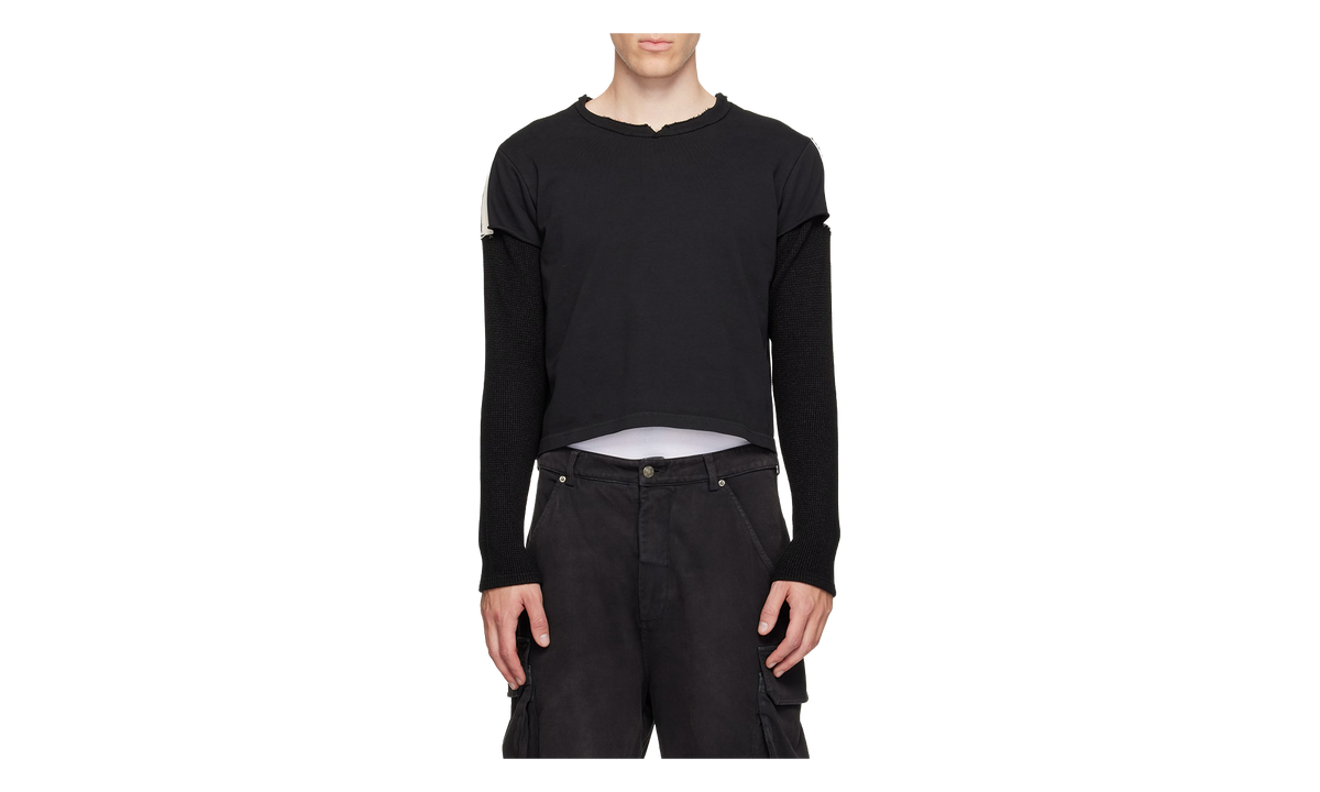 424 Capped Long-Sleeve Tee "Black" FF6SMH73APJE001999