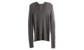 Rick Owens Hooded Long-Sleeve Ribbed Tee WMNS "Dark Dust" RP02F5680 RIBWSL 78