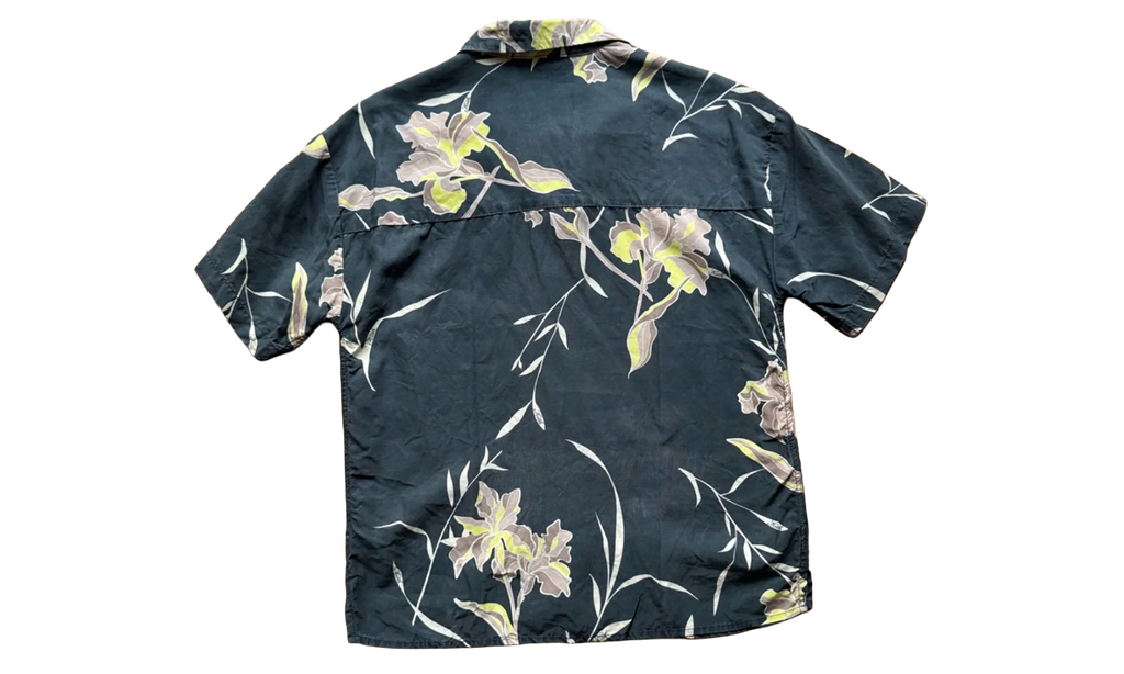 Kith Elena Palm Camp Shirt WMNS "Navy" KHW030274 336