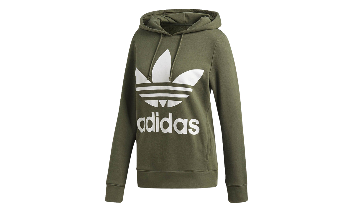 Adidas Adicolor Classics Trefoil Hoodie WMNS "Base Green" DH3139