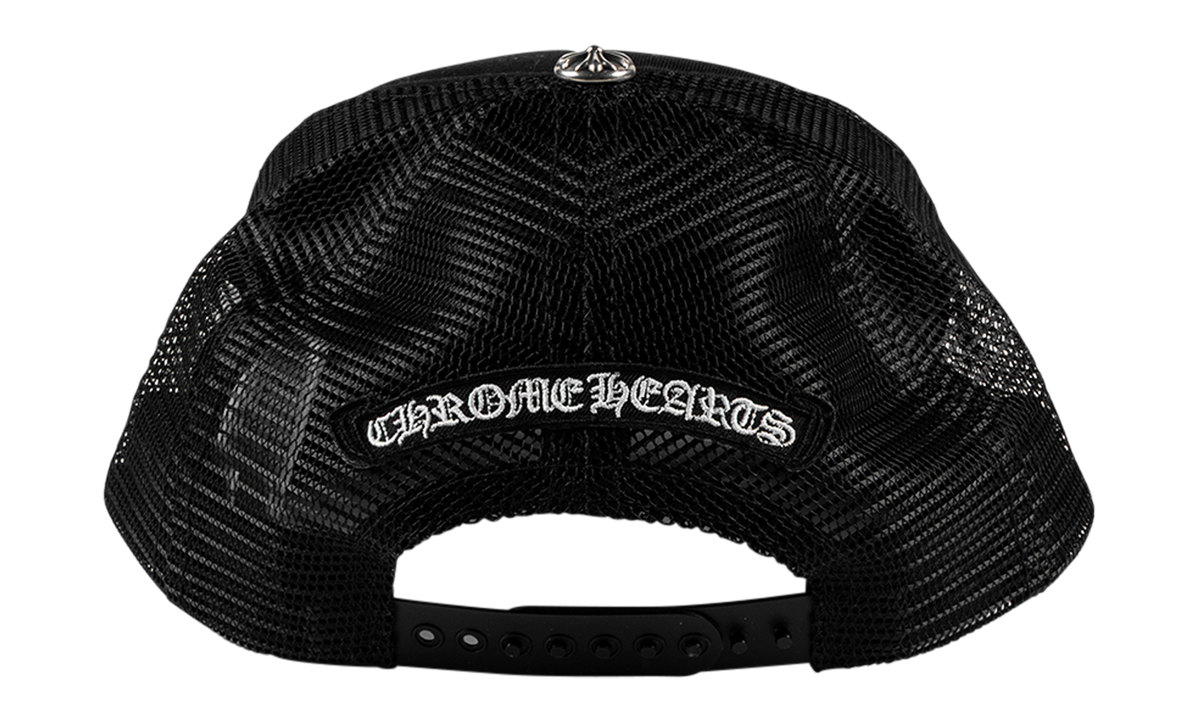 Chrome Hearts Cemetery Cross CH trucker hat "black/pink" CHRM1192