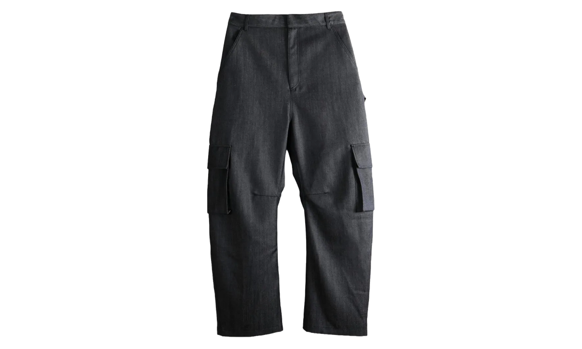 Balenciaga Relaxed Cargo Denim Pants WMNS "Elephant Grey" A002ADTUT444100
