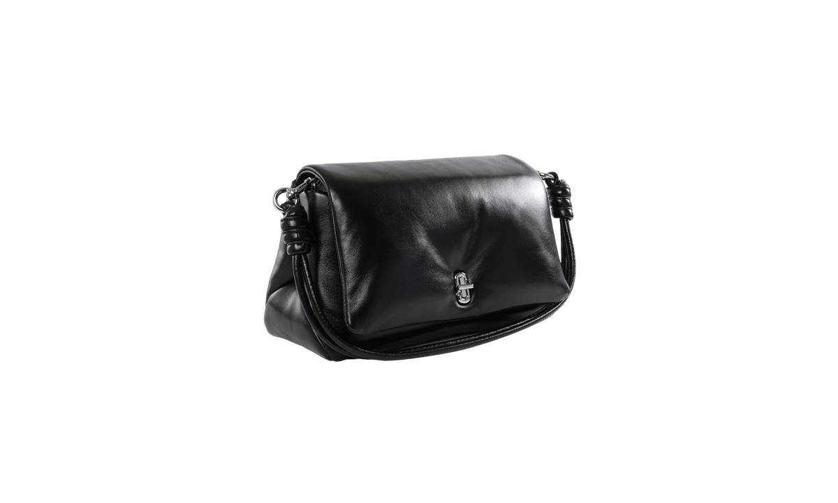 Marc Jacobs The Dual Shoulder Puffy Smooth Dual Bag "Black" 2P6HSH015H01 001