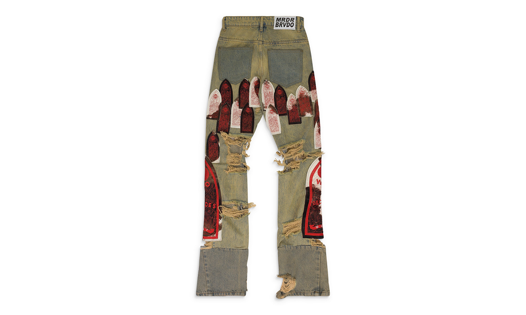 Who Decides War SANGRE STRAIGHT-FIT JEANS "MULTI" 1120930030SS24