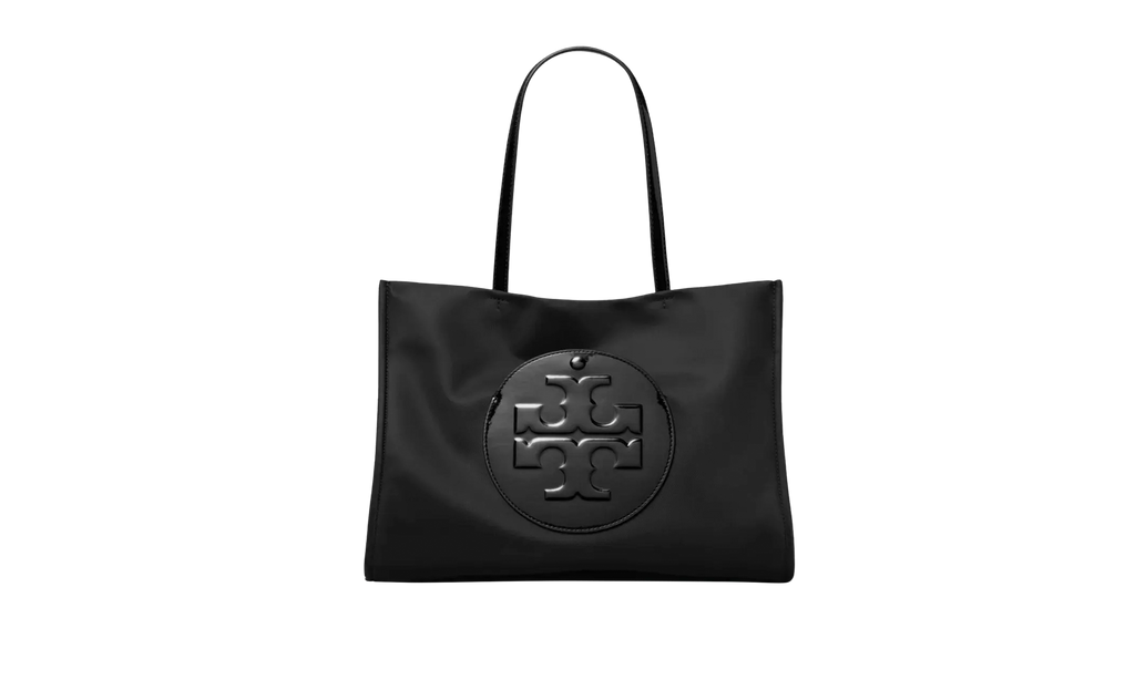 Tory Burch Small Ella Patent Tote Bag "Black" 178708 001