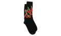 PALM ANGELS Burning Socks "Black / Red" PMRA001F22FAB0071025