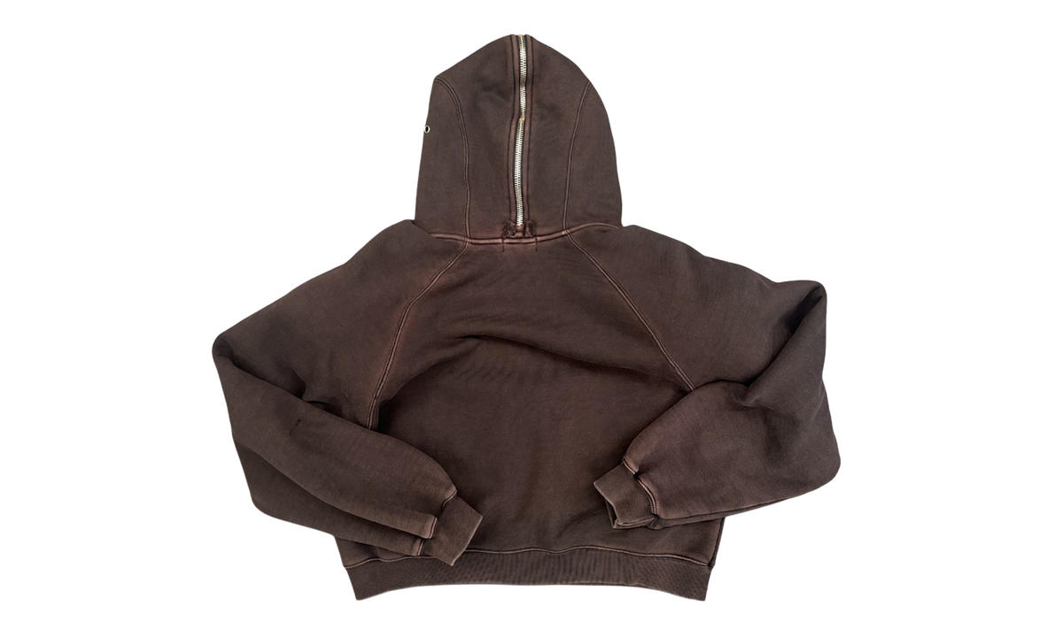 Thug Club Bulk Shoulder Gladiator Zip-Up Hoodie "Rust Black" TC26SS0602