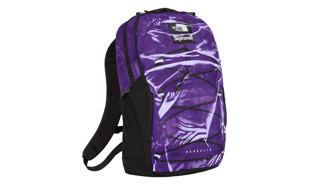 Supreme Printed Borealis Trompe L'oeil Backpack "The North Face - Purple" SU25031