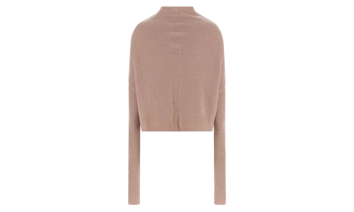 Rick Owens Crater Felt Cashmere Sweater WMNS "Rose" RP02F5629 KWSF 23