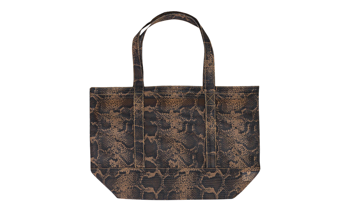 Opening Ceremony Medium Animal Print Mesh Tote Bag "Brown / Black" R20ZFA17028 NATURAL