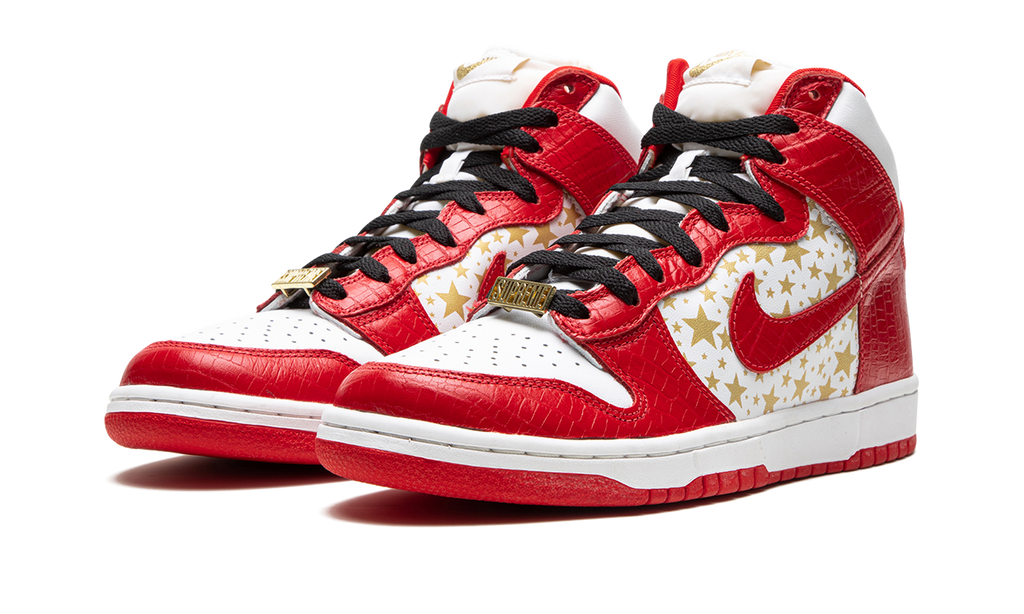Nike SB Dunk High Pro "Supreme - Red Stars (2003)" 307385 161