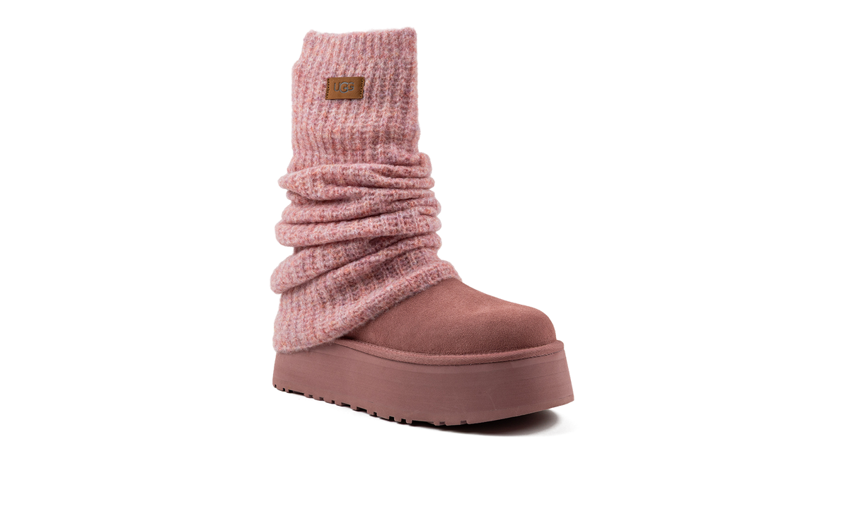 Ugg Classic Mini Dipper Legwarmer Boot WMNS "Pink Dawn" 1178990 PDW