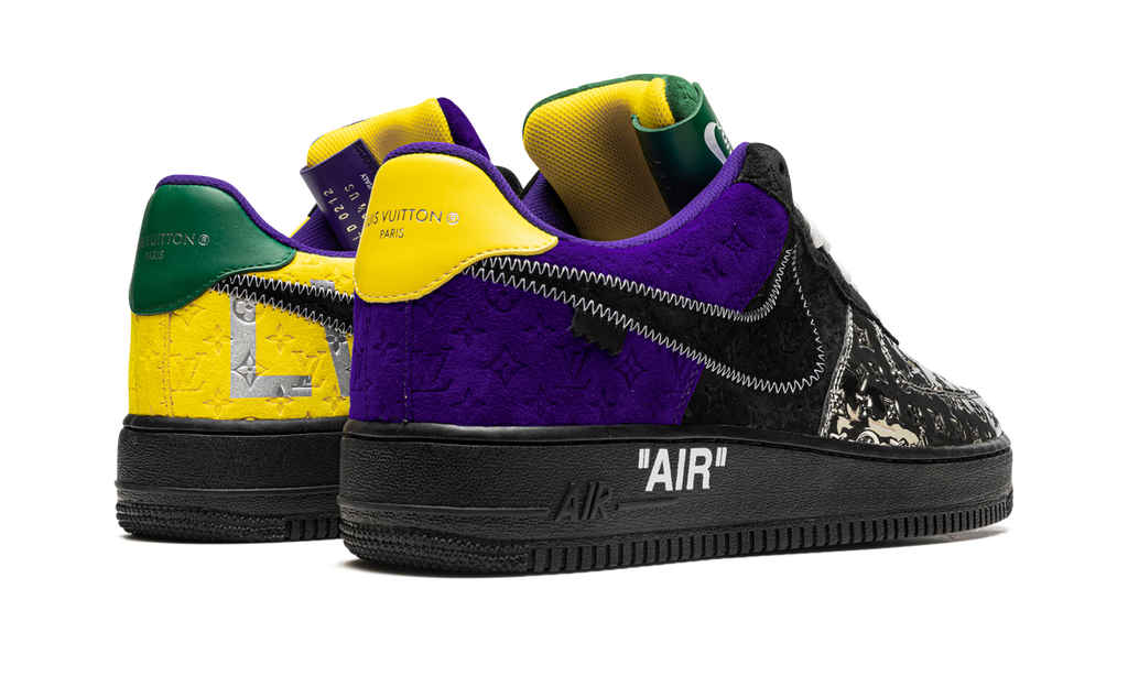 Nike Louis Vuitton Air Force 1 Low "Virgil Abloh - Purple Dusk/Metallic Silver" 1A9VCC