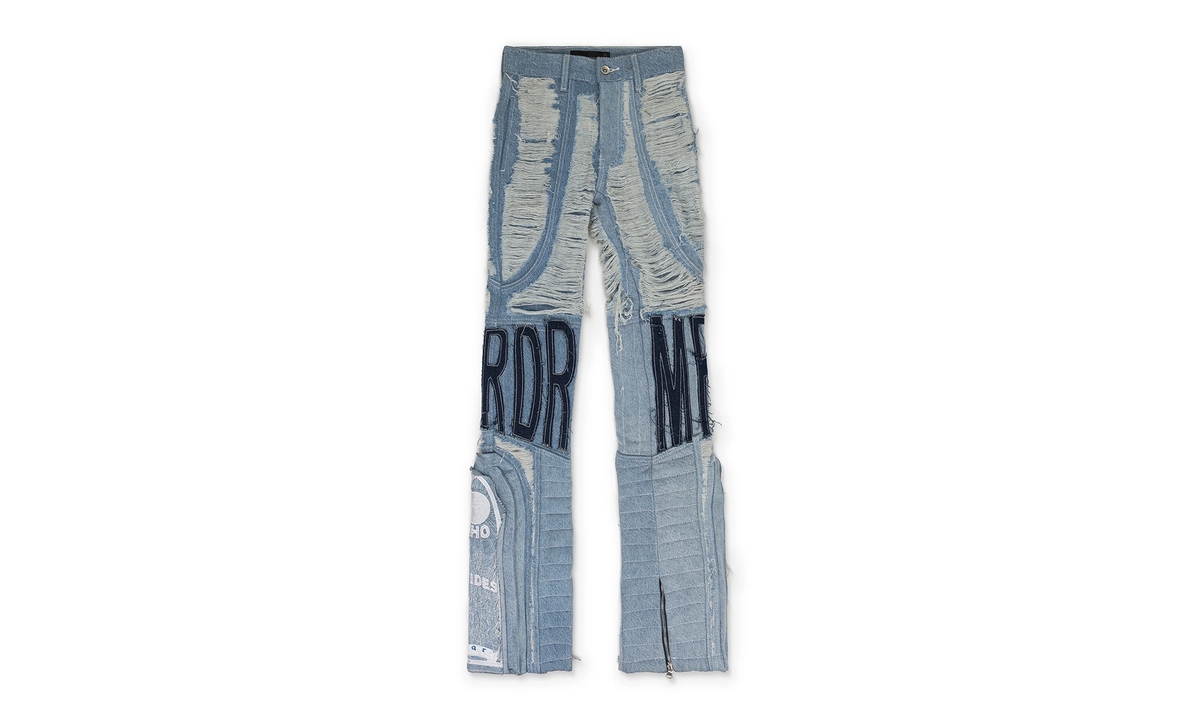 Who Decides War MRDR MOTO STRAIGHT-FIT JEANS "BLUE" 11200610008