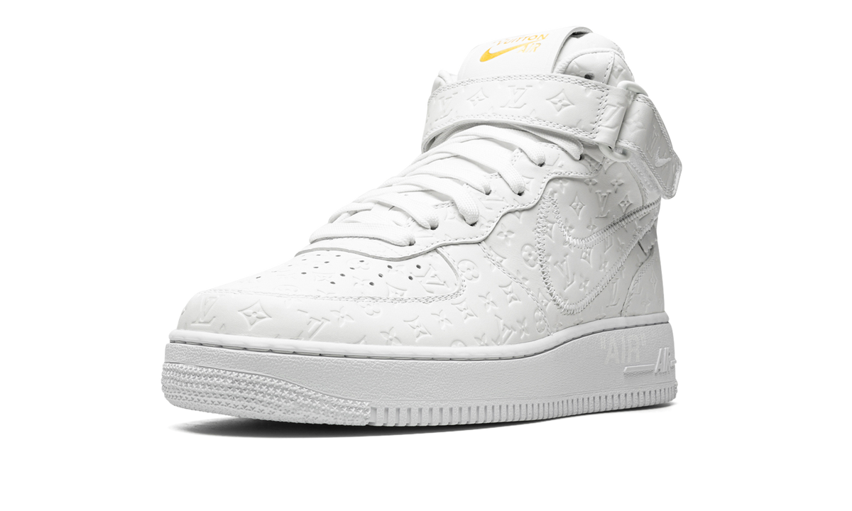 Nike Louis Vuitton Air Force 1 Mid "Virgil Abloh - White/White" 1A9V90
