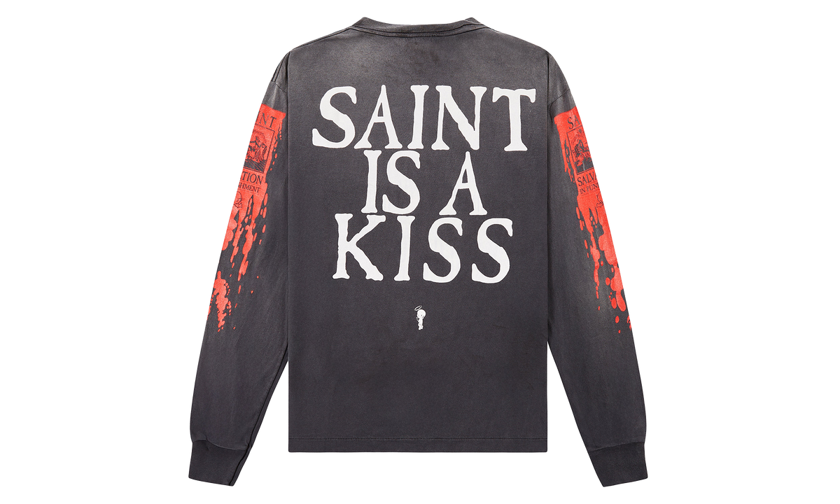 Saint Michael Is A Kiss LS Tee "Black" SM HR1 0000 028