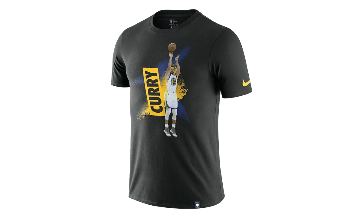 Nike NBA Golden State Warriors Steph Curry Tee "Black" AQ7027 013