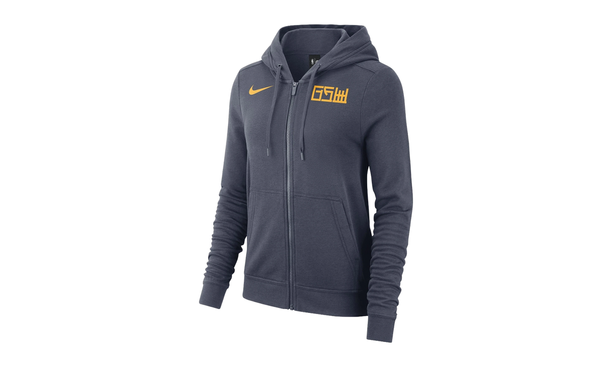 Nike NBA Zip Up Hoodie WMNS "Golden State Warriors" 931131 471