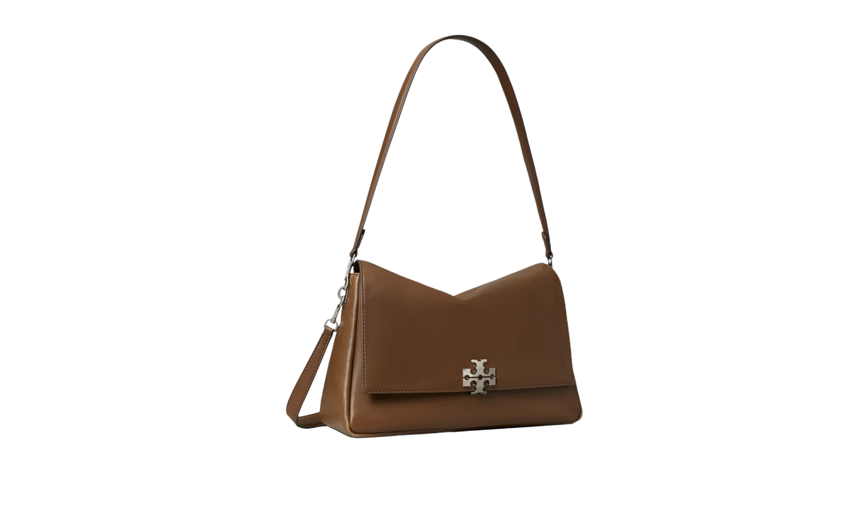 Tory Burch Charlie Shoulder Bag "Malt Brown" 183316 200