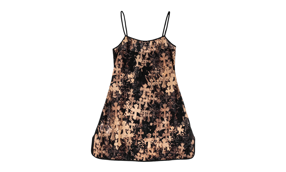 Chrome Hearts FLOODED CROSS MESH MINI DRESS "Black" CHRM1491