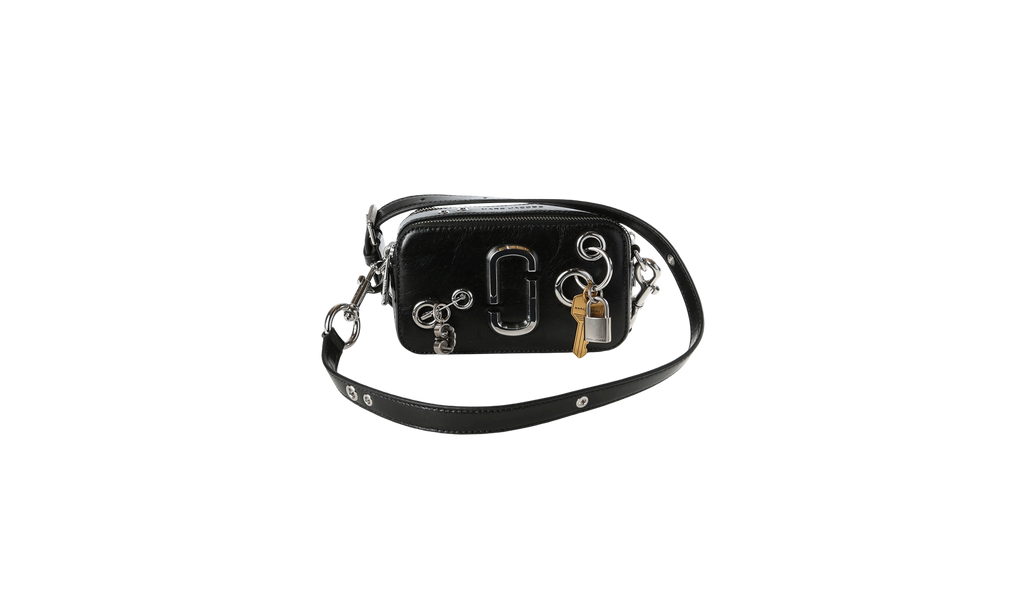 Marc Jacobs Grommet Snapshot Bag "Black" 2S6HCR003H01 001
