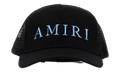 Amiri Logo Trucker Hat "Black / Blue" PS23MAH049 864
