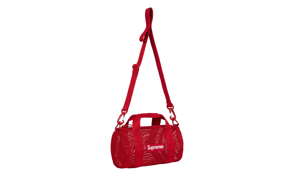 Supreme Mesh Mini Duffle Bag "SS25 - Red" SU27655