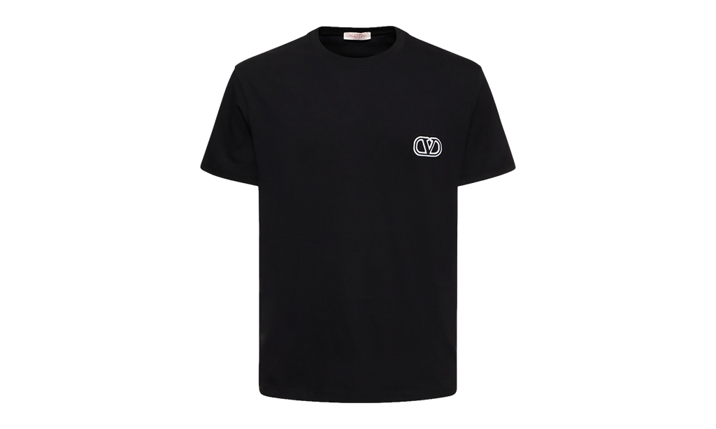 Valentino Vlogo Signature Patch T-Shirt "NAVY" VLTMTSH0001