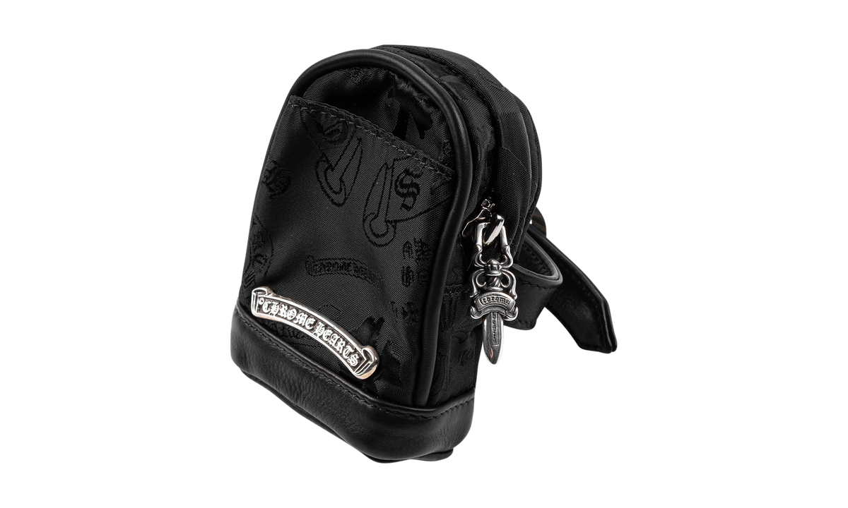 Chrome Hearts Nylon stencil Wrist bag black "Black" CHRM0456