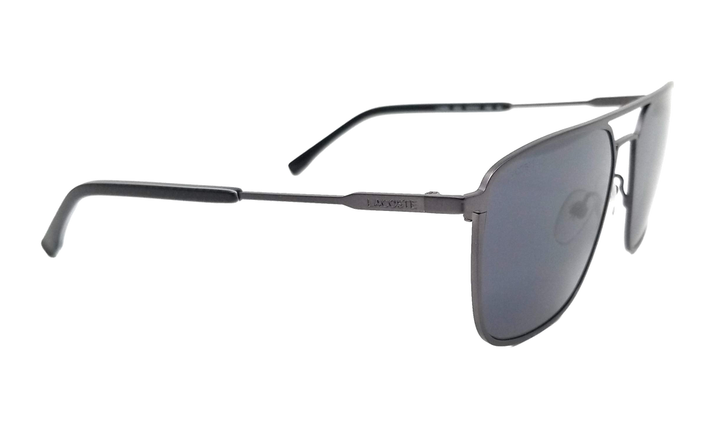 Lacoste Rectangle Sunglasses "Matte Silver" L194S-033