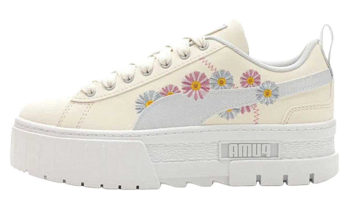 PUMA Mayze WMNS "Floral Embroidery Eggnog Arctic Ice" 394907 01