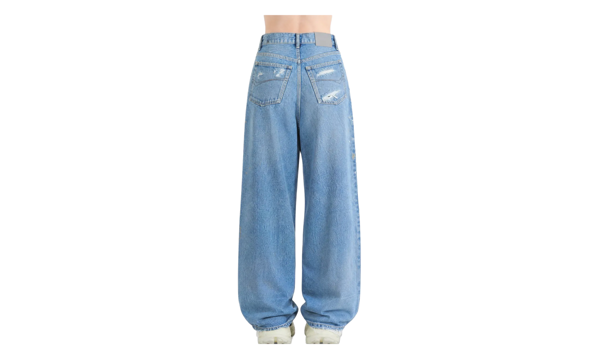 Balenciaga Jackie Capri Jeans WMNS "Stained Blue" A001NXTUW765760