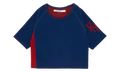 Rhude Stretch Cropped Top WMNS "Blue / Red" FW22TO026425030503