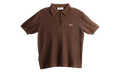 Miu Miu Cotton Knit Polo Shirt WMNS "Cocoa Brown" MML06J 19UR F0324