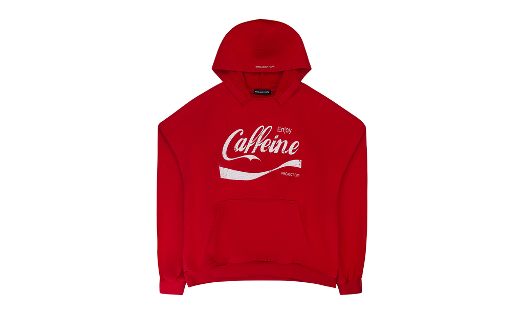 Project G/R CAFFEINE PARODY HOODIE "RED" PGR XHDS 0011