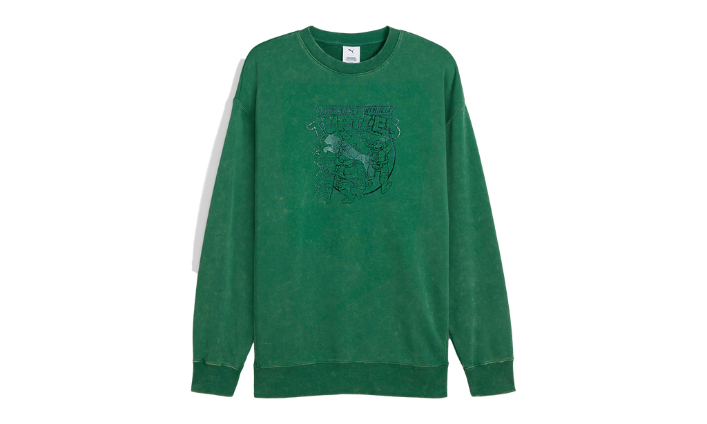 Puma RELAXED GRAPHIC CREW TR "TMNT - Green" 630100 37