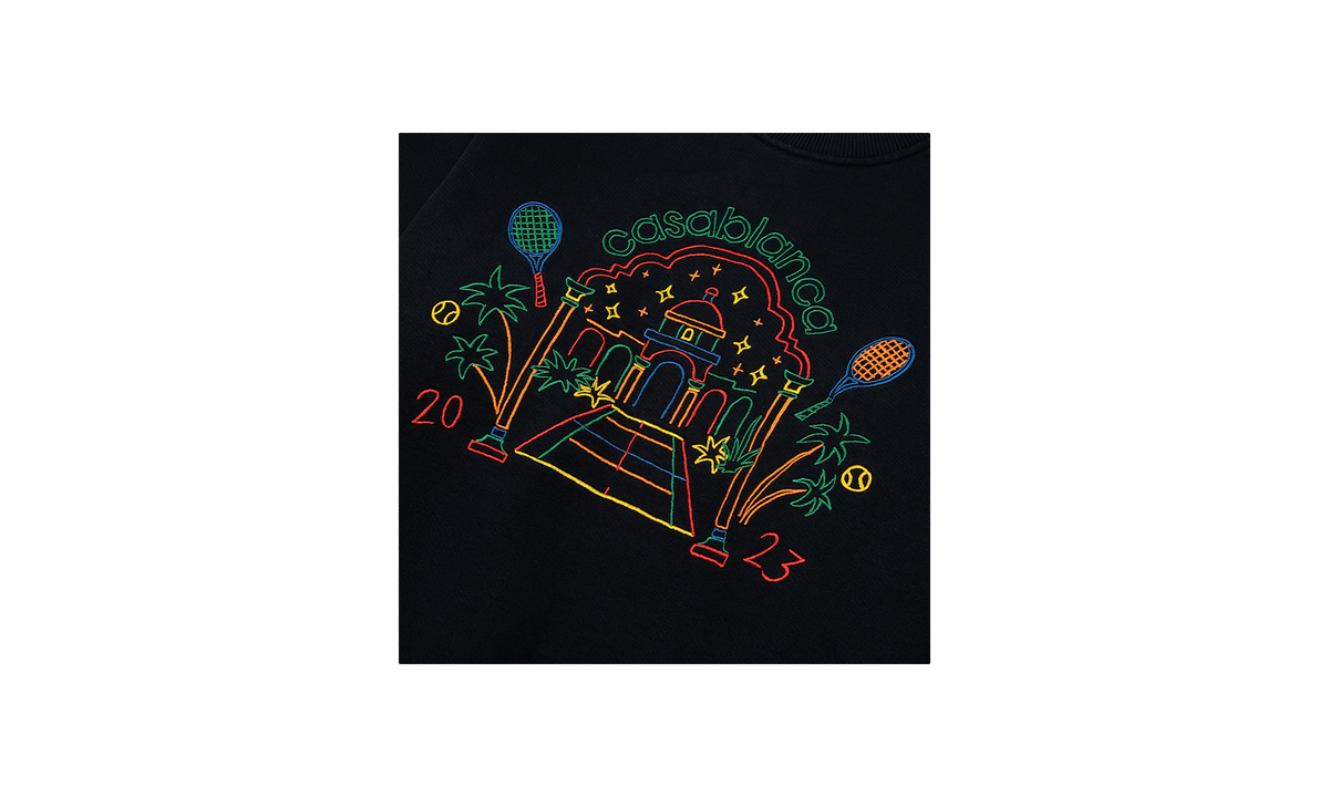 Casablanca Vue De L'Arche Printed Sweatshirt "Black" MF23 JTP 001 06