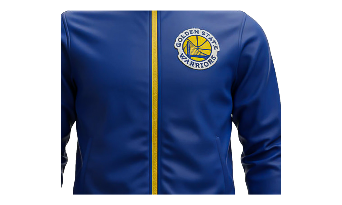 Mitchell & Ness NBA Golden State Warriors Wotrack Full-Zip Jacket WMNS "Royal Blue" BA5AGO GSW N8Q
