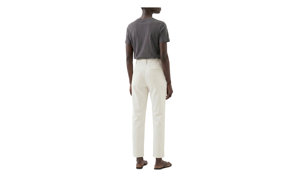 BRUNELLO CUCINELLI Pleated Trousers WMNS "Warm White" BRUN1452