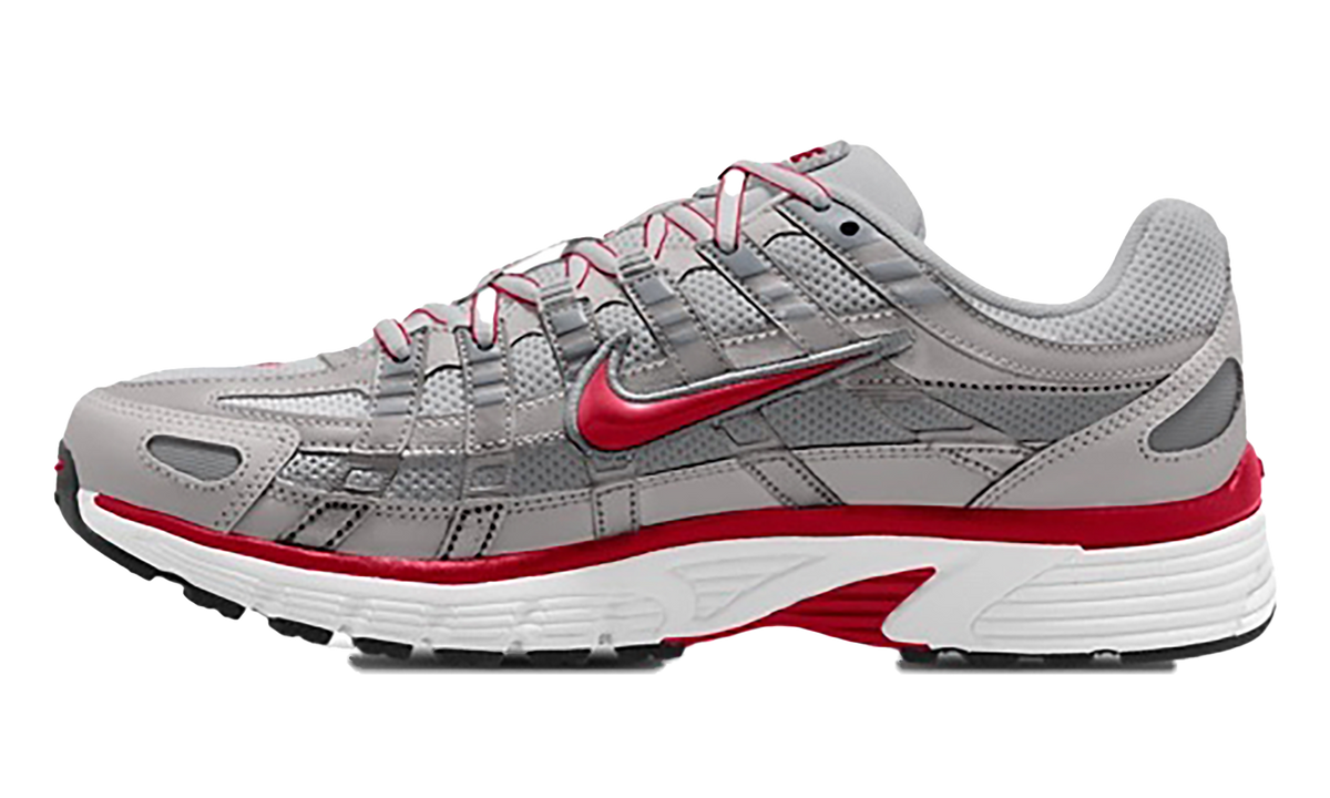 Nike P-6000 "Metallic Silver Gym Red" CD6404 024