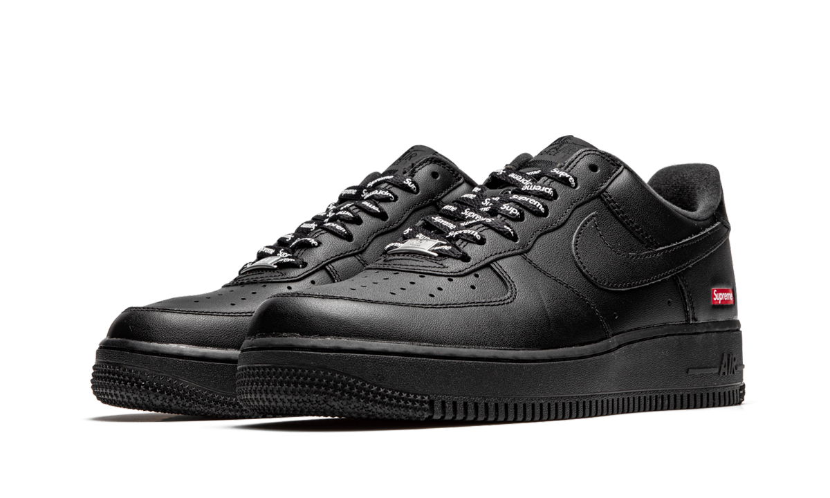 Nike Air Force 1 Low "Supreme - Mini Box Logo Black" CU9225 001