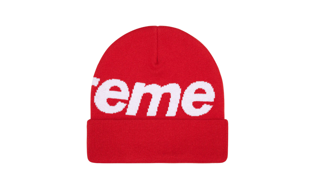 Supreme Big Logo Beanie "FW25 - Red" SU26853