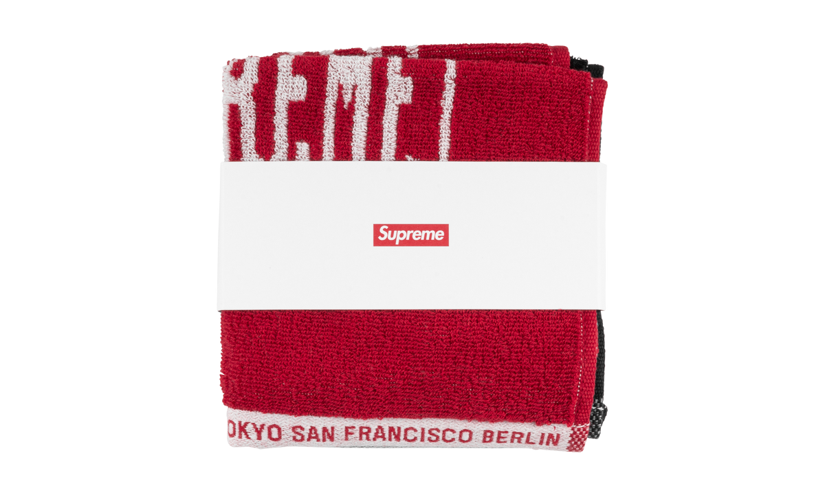 Supreme Square Mini Towels Set of 2 "FW23" SU202
