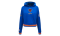 Pro Standard NY Knicks '26 NBA Championship Cropped Hoodie "Royal Blue" BNKC517768 ROR