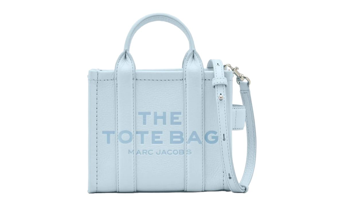 Marc Jacobs The Crossbody Leather Tote Bag "465 CLOUD BLUE" H053L01RE22-465