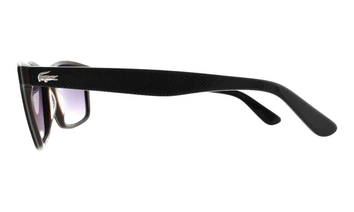 Lacoste Rectangle Sunglasses "Shiny Black" L705S-001