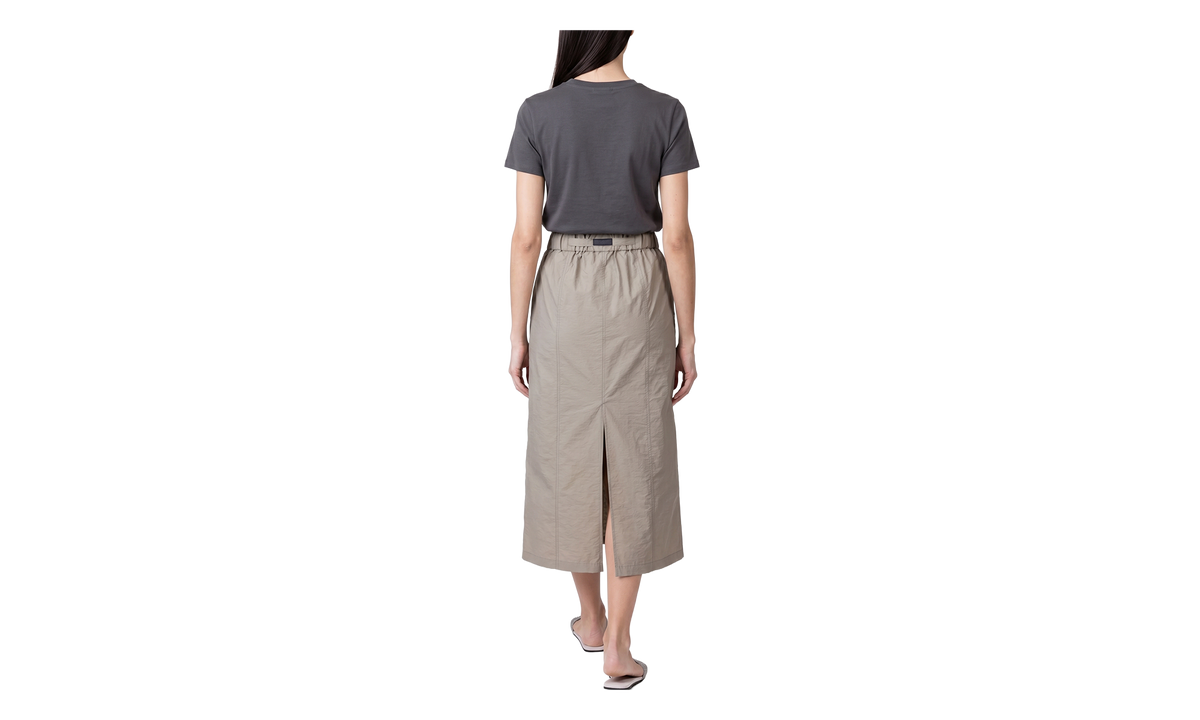 Brunello Cucinelli Cotton Blend Midi Skirt With Tie WMNS "Oliva" BRUN1409