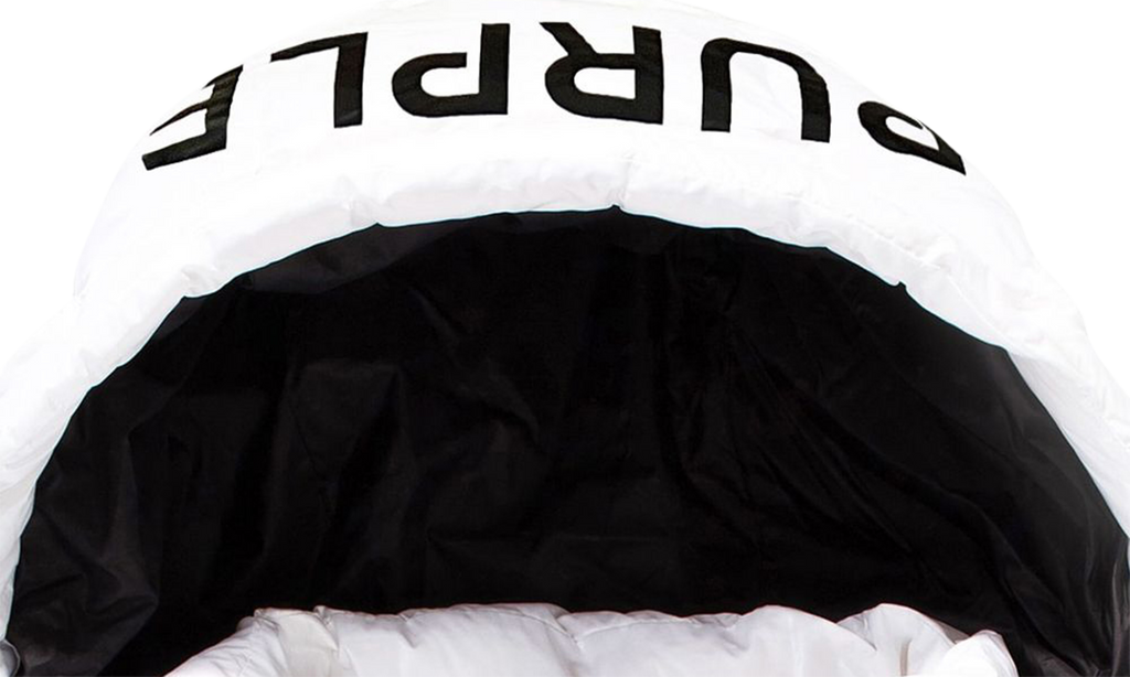 Purple Brand NYLON DOWN PUFFER "White" P611 PSWP423